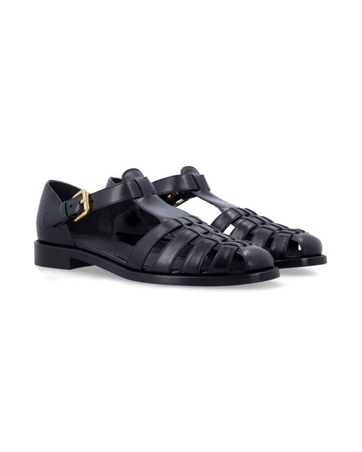 Church's Blue Kelsey Calf Leather Sandals