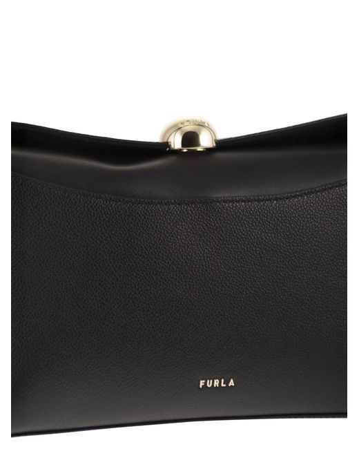 Furla Black Nicole Leather Bag M