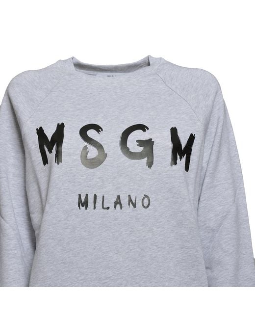 MSGM Gray Pullover