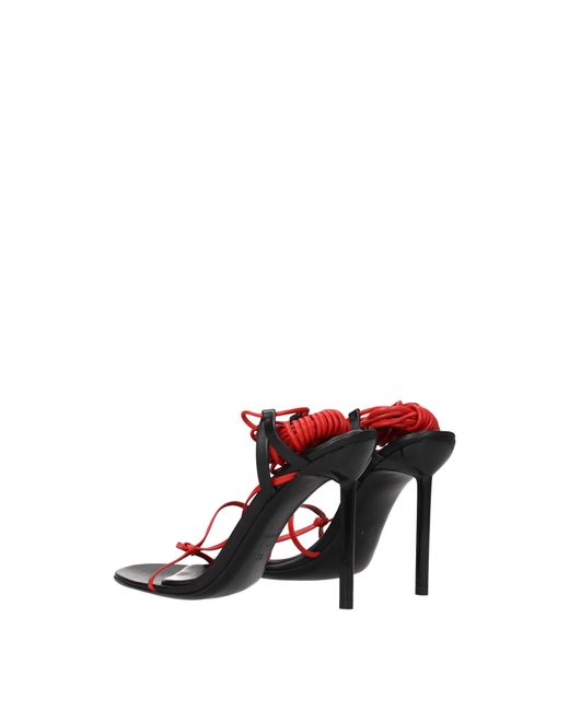 Ferragamo Pink Sandals/Flame Leather