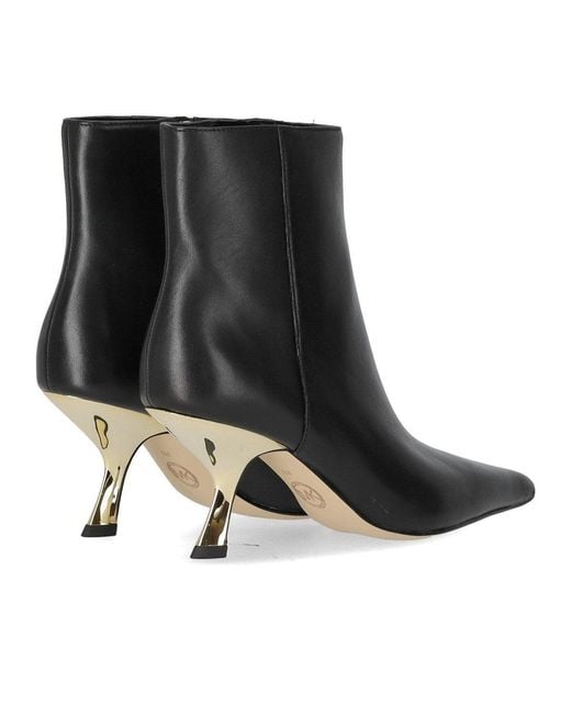 Michael Kors Black Luna Heeled Ankle Boot for men