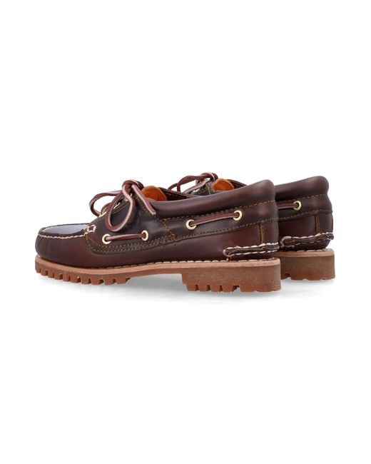 Timberland Brown Authentic Boat Shoe For