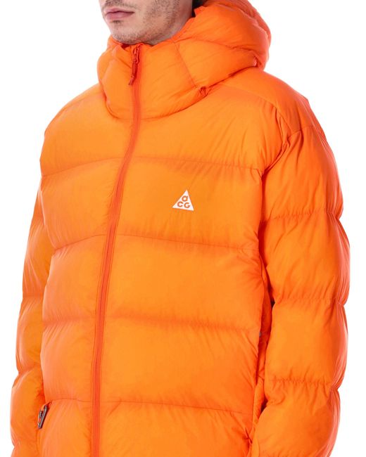 Nike Orange Acg Lunar Lake Primaloft Jacket