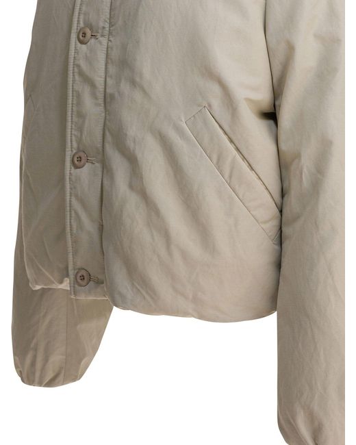 Lemaire Gray Down Jacket Filled Quilt