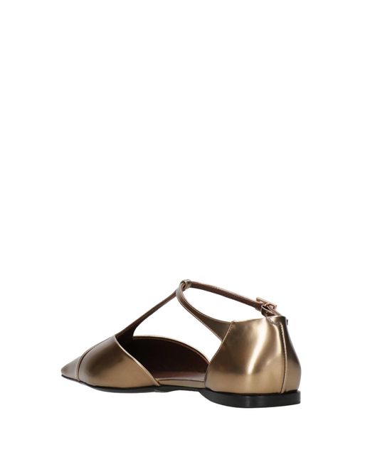 Max Mara Brown Flat Shoes
