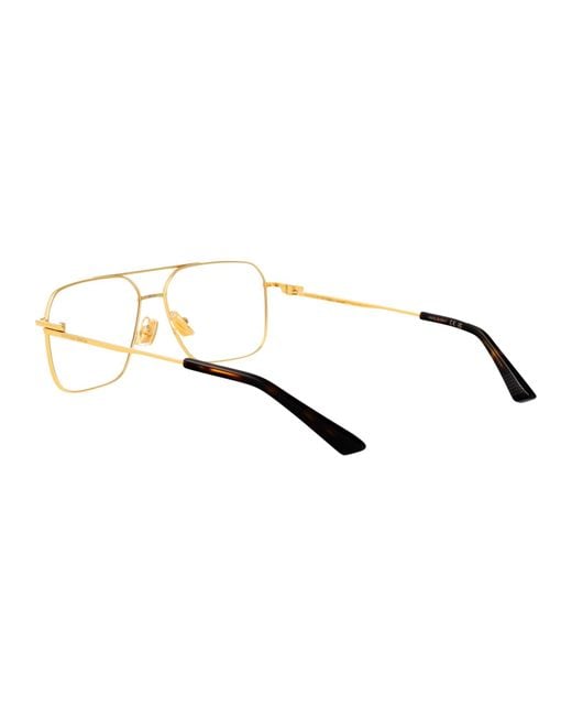 Bottega Veneta Metallic Aviator Optical Bv1384 O 001 for men