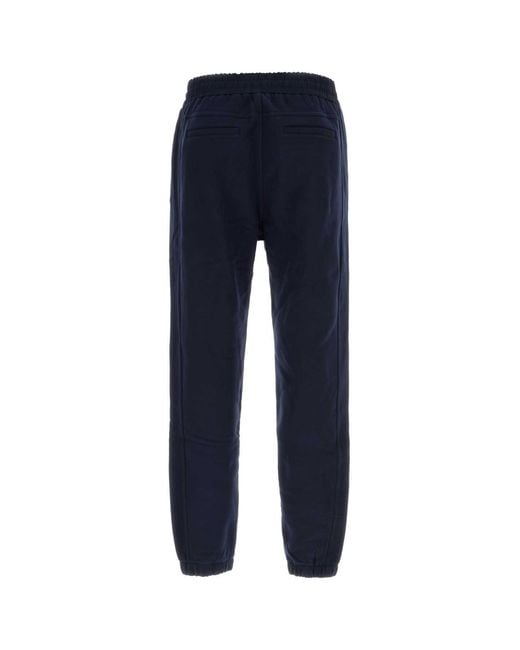 Saint Laurent Blue Cotton Joggers for men