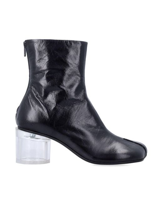 MM6 by Maison Margiela Blue Anatomic Ankle Boots