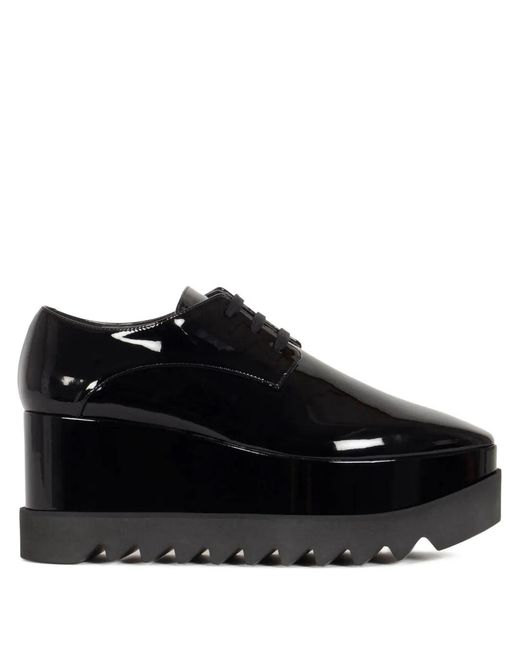 Stella McCartney Black Oxford Elyse Shiny 80Mm