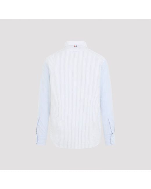 Thom Browne White Button Down Shirt for men