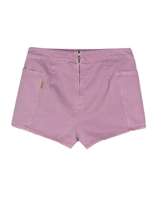 Max Mara Purple Mini Alibi Shorts