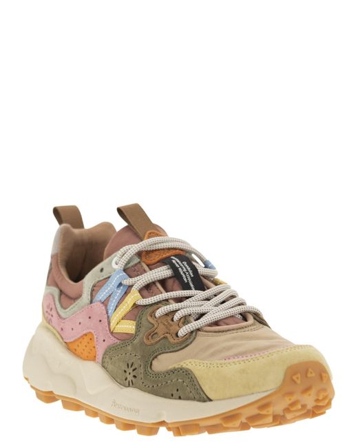 Flower Mountain Brown Yamano 3 Sneakers