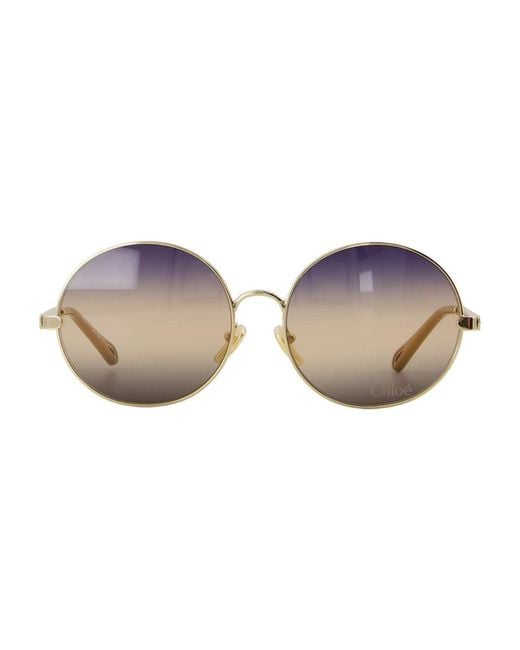 Chloé CH0281s Sonnenbrille Metall Gold in Brown für Herren