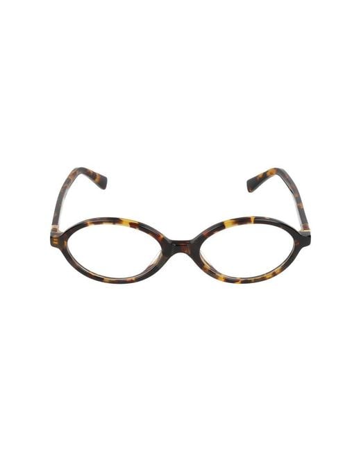 Occhiali Da Sole 0 Mu 01 Xv Vau1 O1 /18/140 di Miu Miu in Black da Uomo