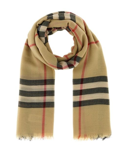 Burberry Natural Mu Gc Lightweight Wool