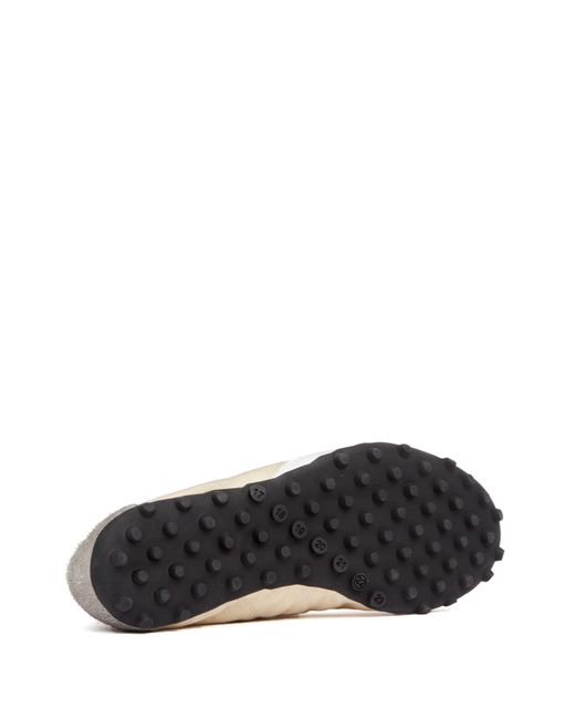 Maison Margiela White Leather Lace-Up Trainers