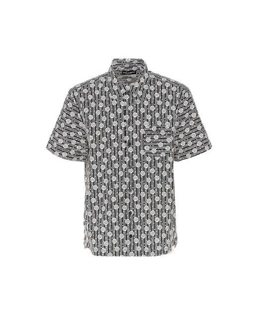 Dolce & Gabbana Gray Short Sleeves Shirt for men