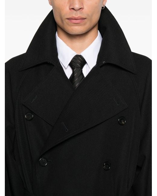 Saint Laurent Jacke Mit Gürtel in Black für Herren