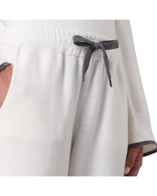 Brunello Cucinelli White Sweatpants
