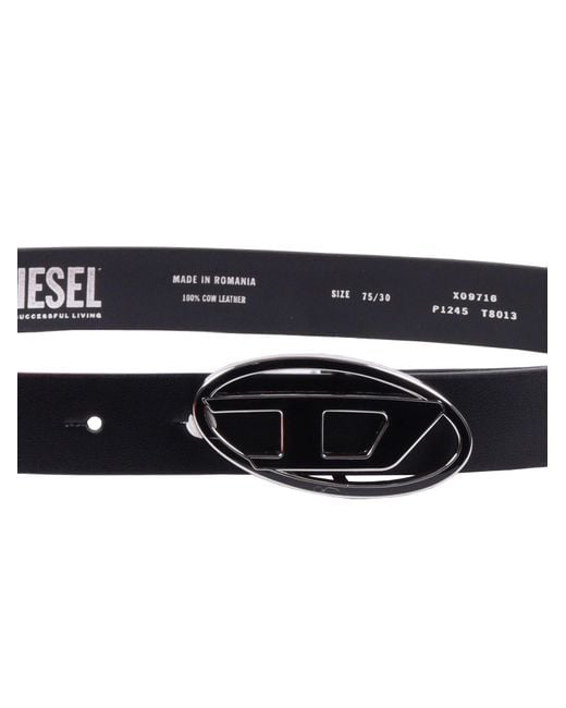 DIESEL Black Low Belts