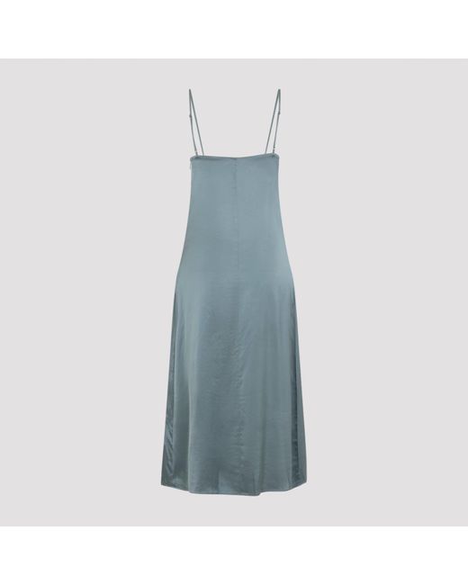 Acne Viscose Midi-jurk in het Blue