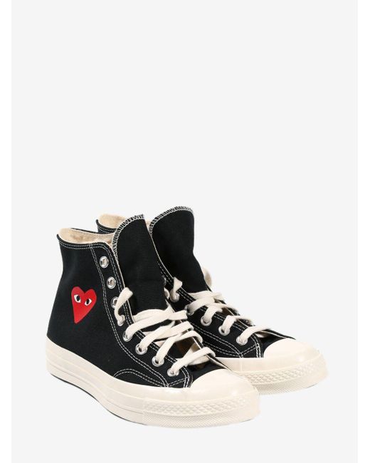 COMME DES GARÇONS PLAY Black Sneakers for men
