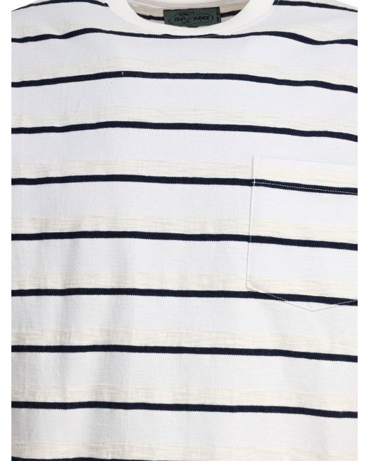 Beams Plus Stralen Plus T Shirts in het White