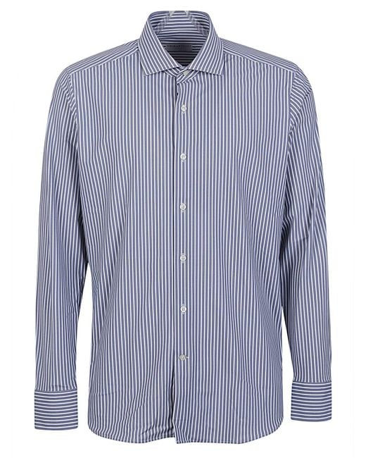 Sonrisa Blue Striped Shirt for men