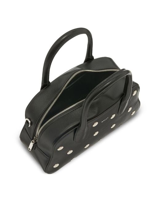 Bally Black Unda Satchel