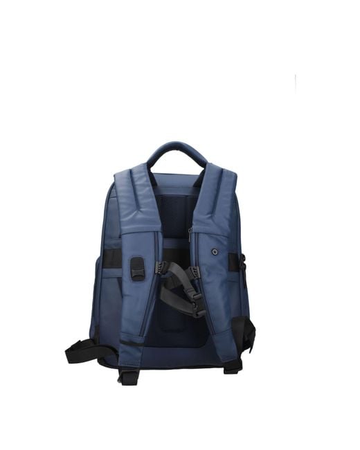 Piquadro Blue Backpacks And Waist Bags Fabric