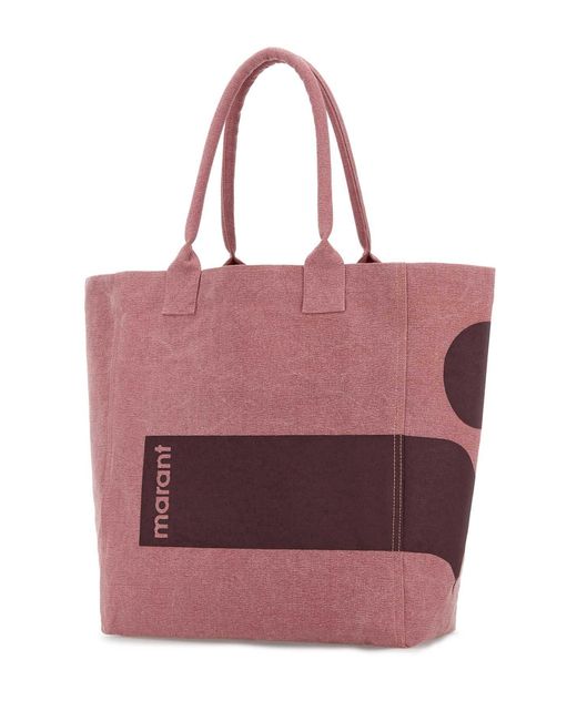 Isabel Marant Pink Cotton Yenky Shopping Bag