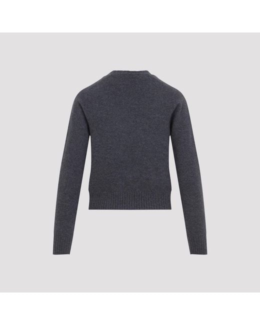 Jil Sander Blue Crewneck Sweater