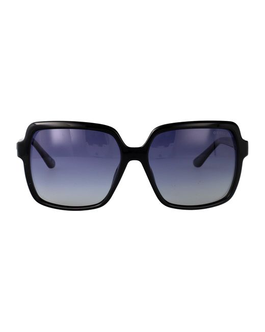 Guess Blue Squared Sunglasses Gu00157 01 D