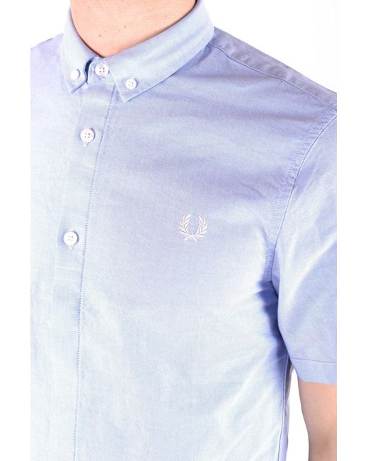 Fred Perry Overhemden Hemels in het Blue voor heren
