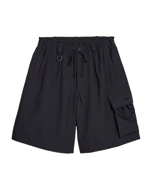 Y-3 Op Cargoshorts in het Blue