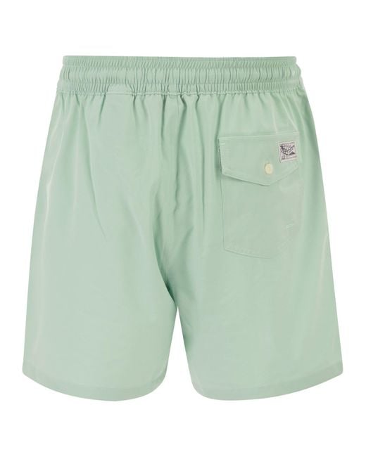 Polo Ralph Lauren Green Traveler Classic 14.6 Cm Beach Boxers