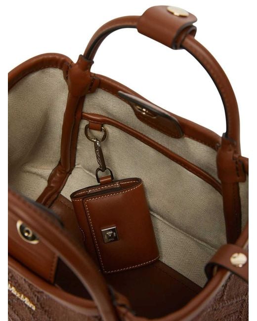 Max Mara Brown Extra Small Marine Bag