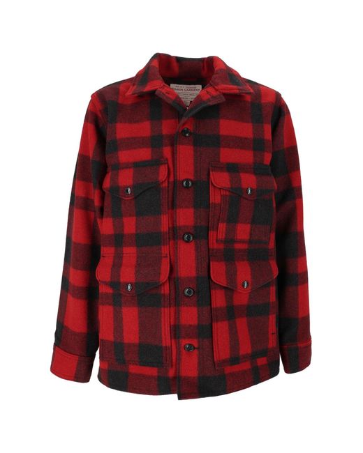Filson Checkered Wool Mackinaw Cruiser Jacket