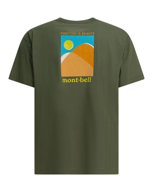 Montbell T-shirts Green for men