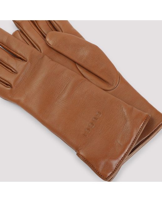 Gucci Brown Gloves