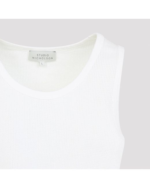 Studio Nicholson White Razim Vest