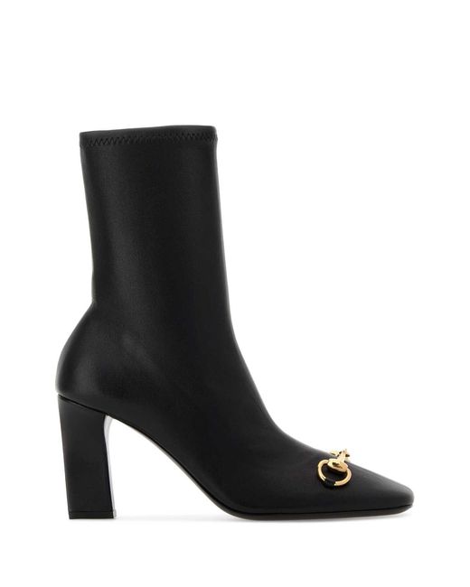 Gucci Black Solid Signora Boots