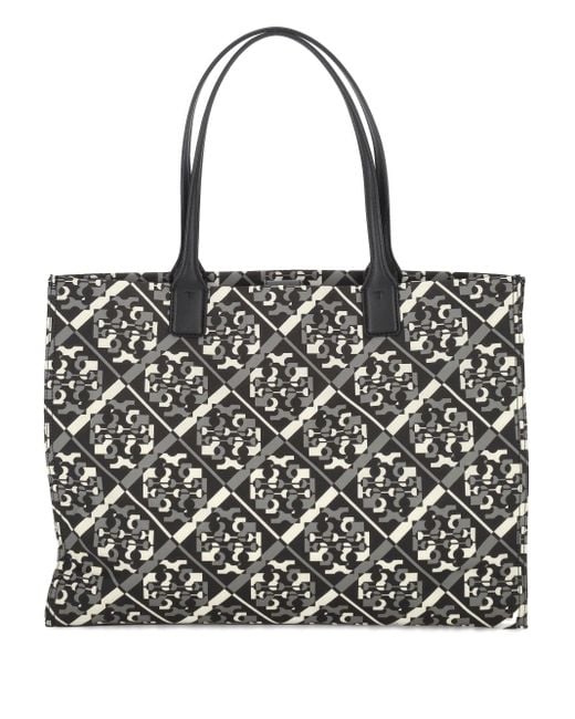 Tory Burch Black Ella Tragetasche Mit Taschen