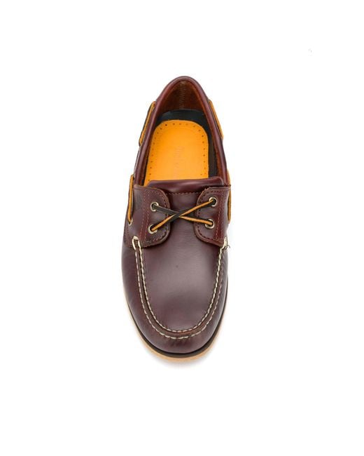 Timberland Brown Mocassino Da Barca Classic Bordeaux