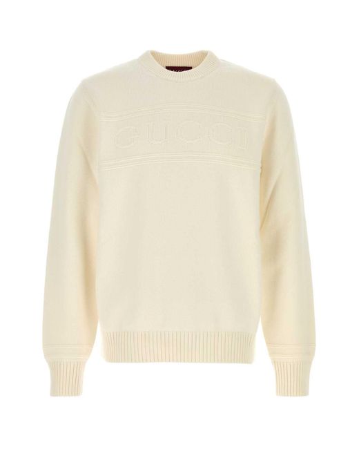 Gucci Natural Logo Sweater for men