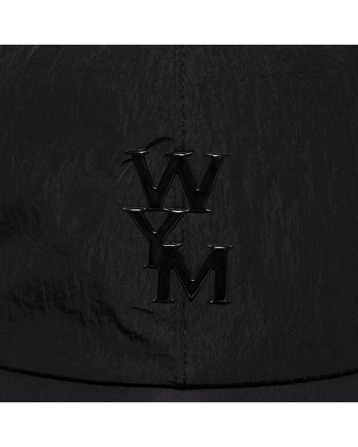 Wooyoungmi Black Baseball Cap Nylon for men