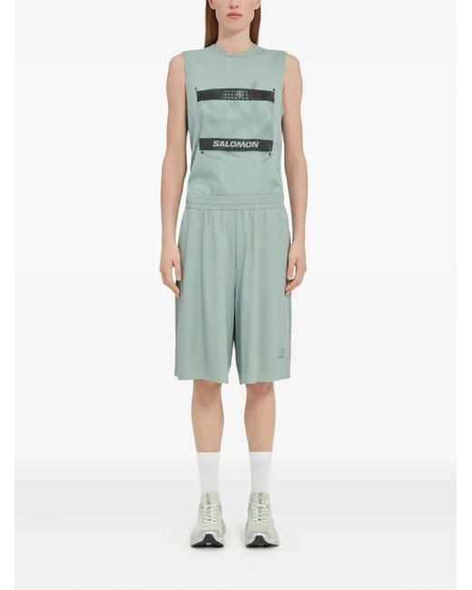 MM6 MAISON MARGIELA X SALOMON Green Mm6 Maison Margiela X Salomon X Salomon Jersey Sports Shorts