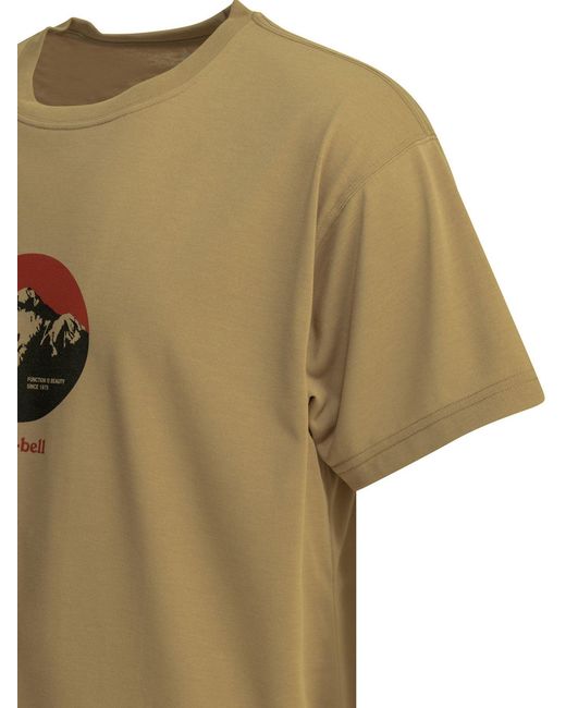 Montbell Green Polyester T-Shirt