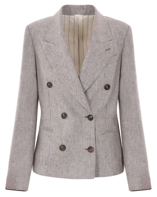 Brunello Cucinelli Gray Jackets