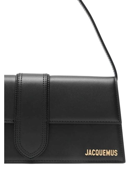 Jacquemus Black Le Bambino Long Leather Crossbody Bag